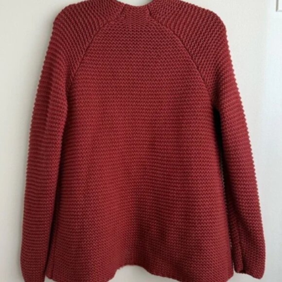 Love ❤️ Hanna -Hanna Anderson Chunky Knit Wool Blend Open Front Cardigan - Picture 5 of 7